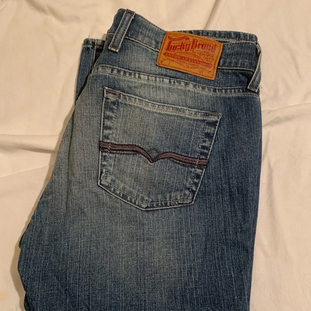 Lucky Brand rider crop jeans